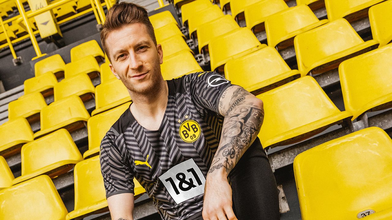 Pura elegancia en el nuevo jersey de visitante del Borussia Dortmund