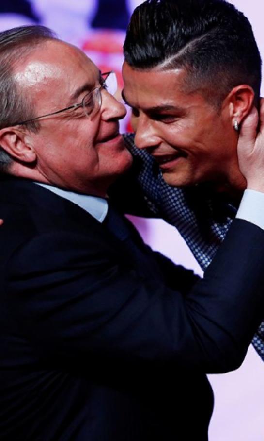 Florentino Pérez también habló mal de Cristiano Ronaldo