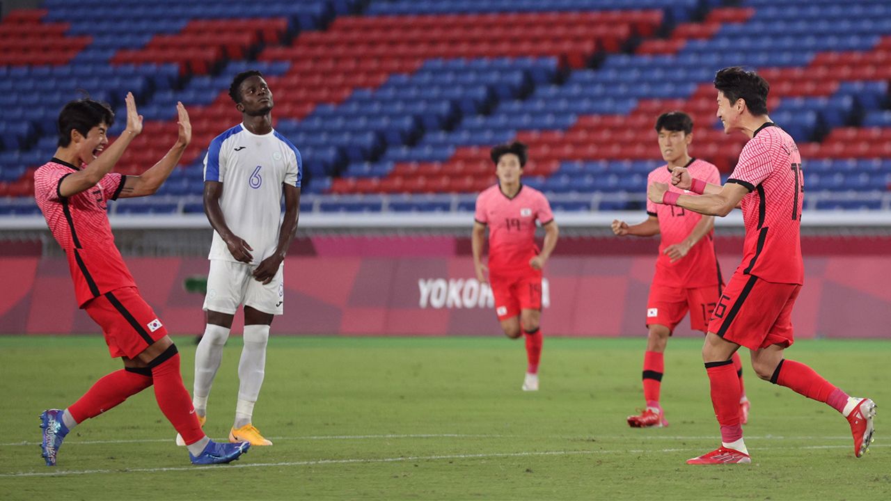 Tremenda goleada olímpica de la Selección Coreana sobre la Selección Hondureña en Tokio