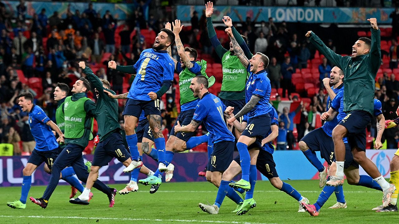 Así celebró Italia su pase a la final de la Euro 2020, donde espera a Inglaterra o Dinamarca.