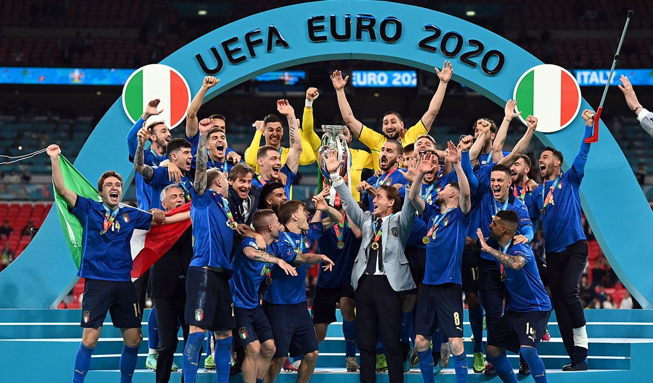 La gloria de Wembley fue para Italia