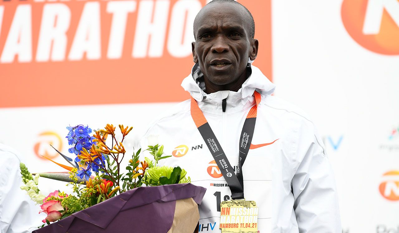 Eliud Kipchoge (Kenia) Maratón
