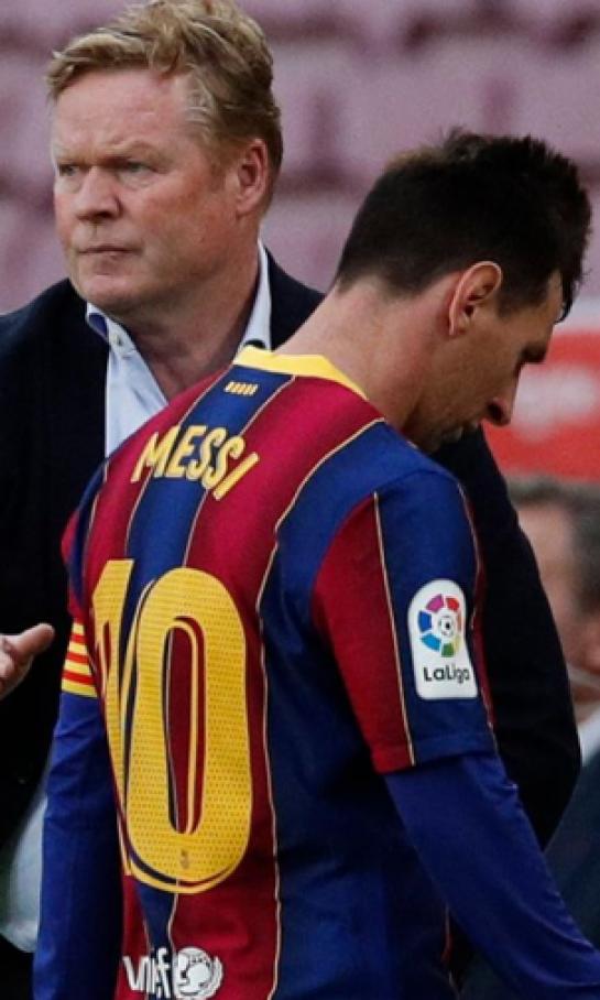 "Hay que estar preocupados por Messi", Ronald Koeman