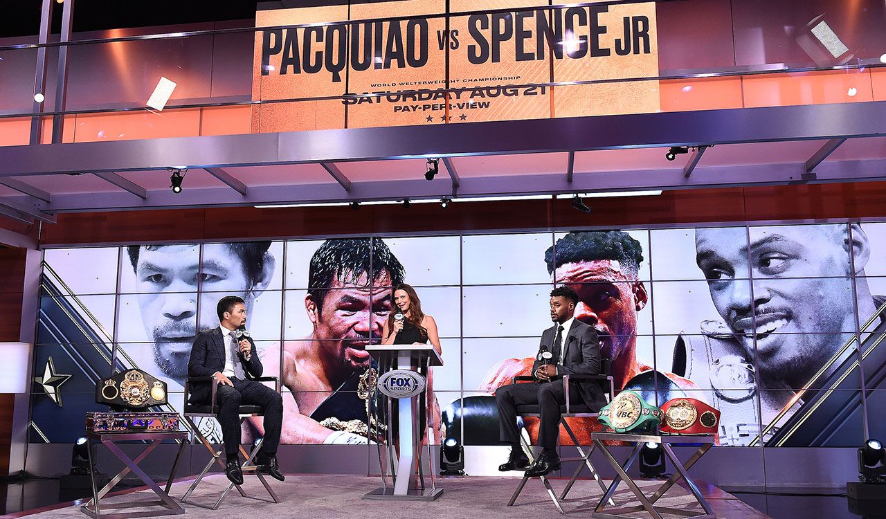 Manny Pacquiao y Errol Spence Jr., frente a frente