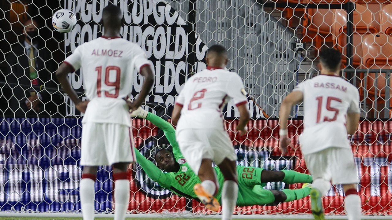 Los goles fueron de Akram Afif (48'), Blackburn (51' y 58'), Almoez Ali (53'), Al Heidos (63'), y Davis (79').