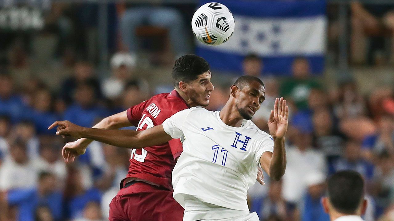 Qatar venció 2-0 a Honduras con los goles de Homam Ahmed (25') y Abdulaziz Hatem (90'+4).