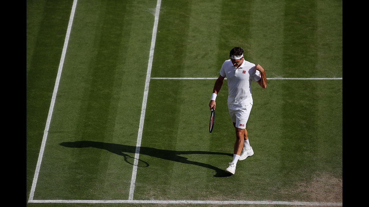 ¿El último partido de Roger Federer en Wimbledon?