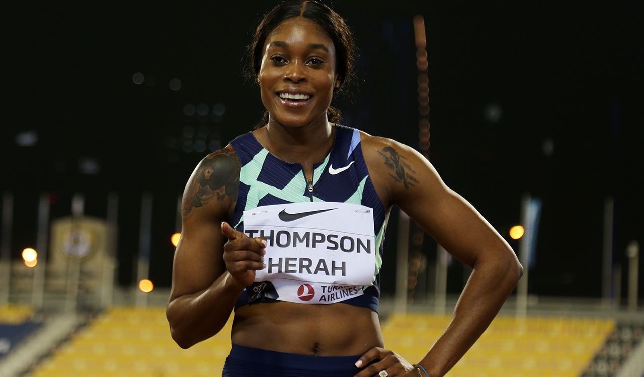 Elaine Thompson (Jamaica) Prueba: 100 y 200 metros femenino y relevos 4x400 