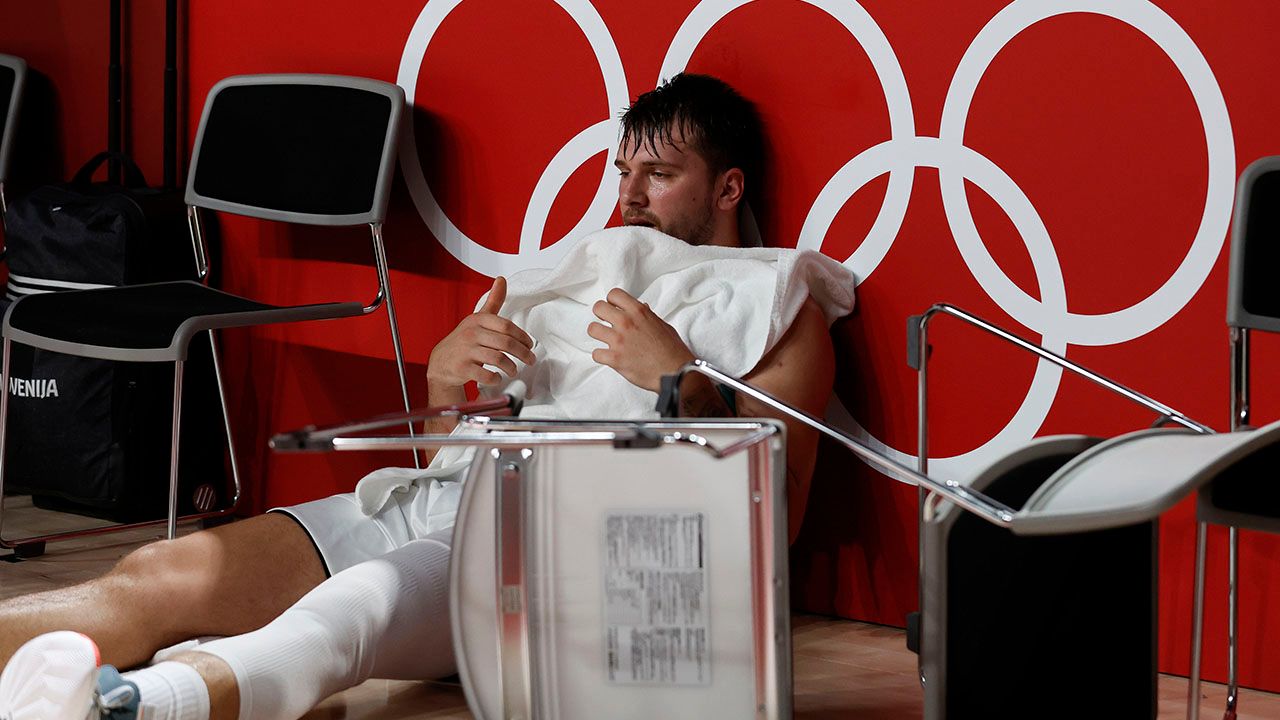 Luka Doncic y la tristeza de quedarse sin medalla en Tokio