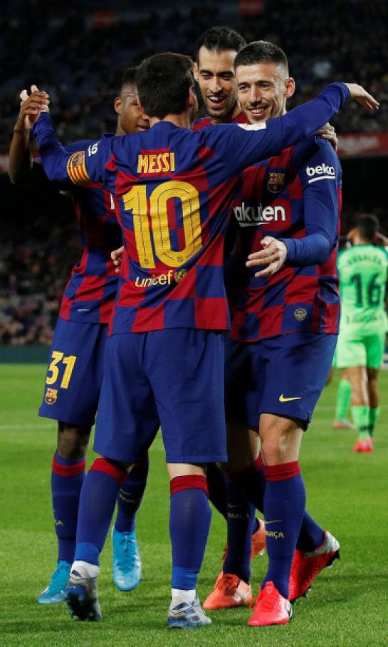 Así se despidieron los jugadores del Barcelona de Lionel Messi