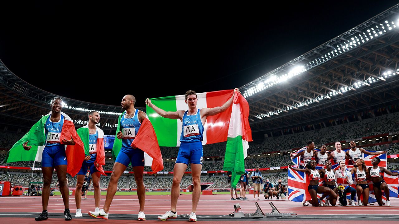 ¡Es verdad!, los italianos son los nuevos reyes olímpicos de la velocidad