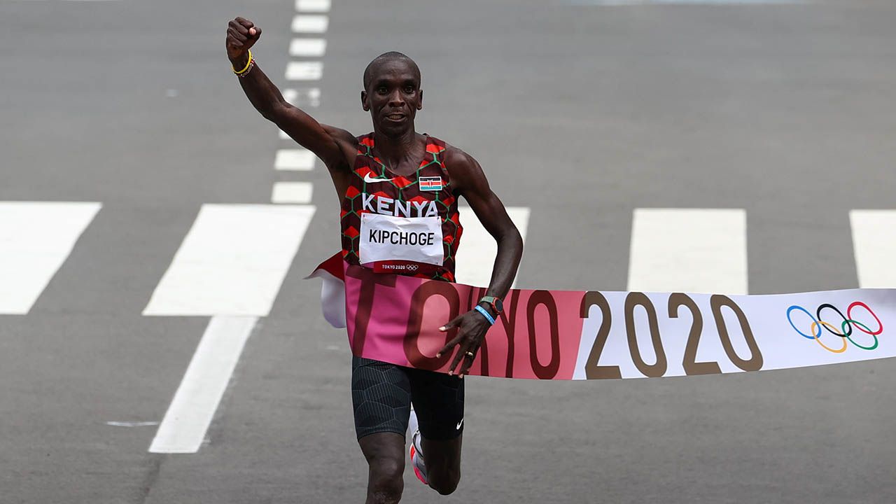 Eliud Kipchoge, el histórico bicampeón del maratón olímpico