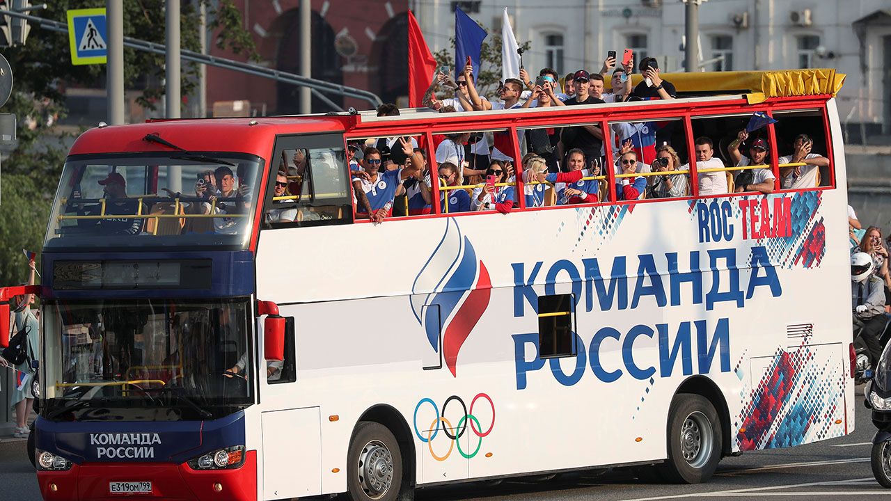 Rusia recibió y festejó a sus atletas olímpicos