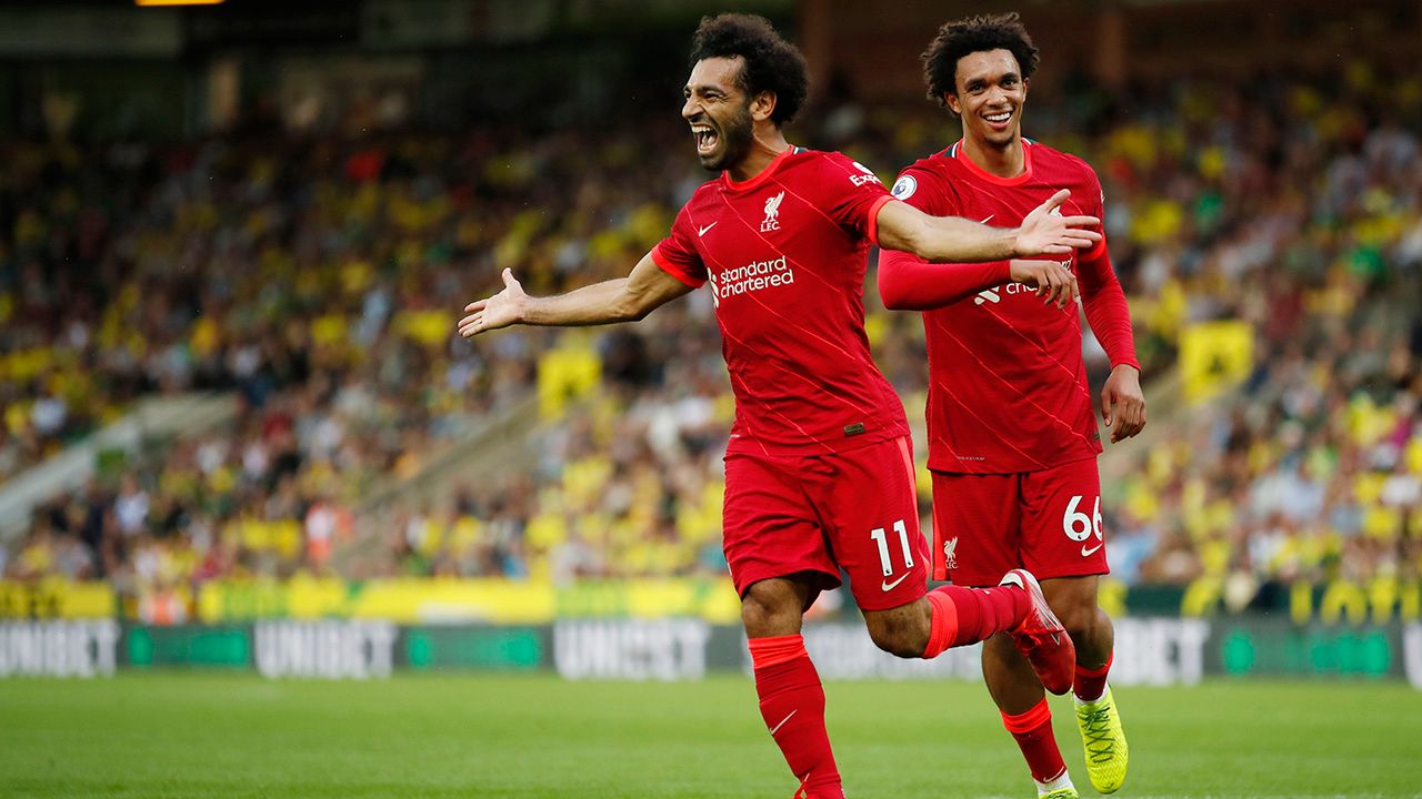 Liverpool goleó a Norwich en su estreno en la Premier League