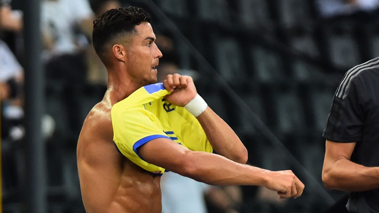 Cristiano Ronaldo comenzó la temporada en la Serie A en el banco de suplentes