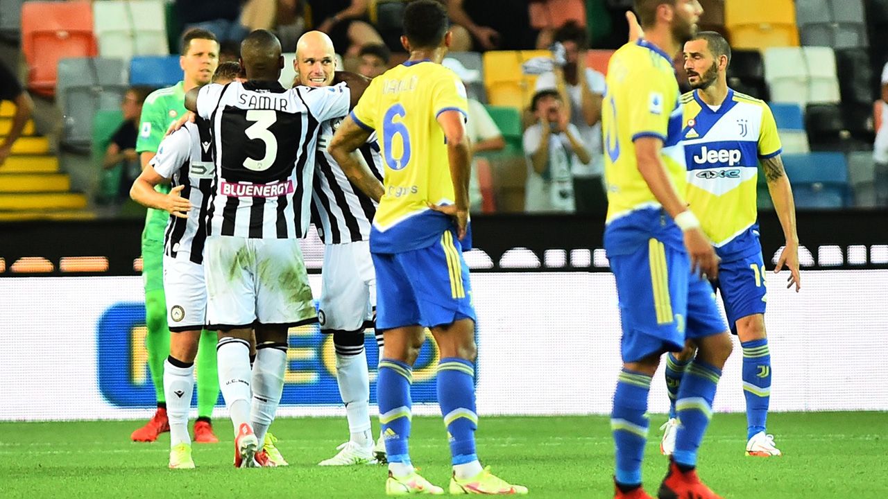 Udinese remontó a la Juventus que inició la Serie A de forma amarga