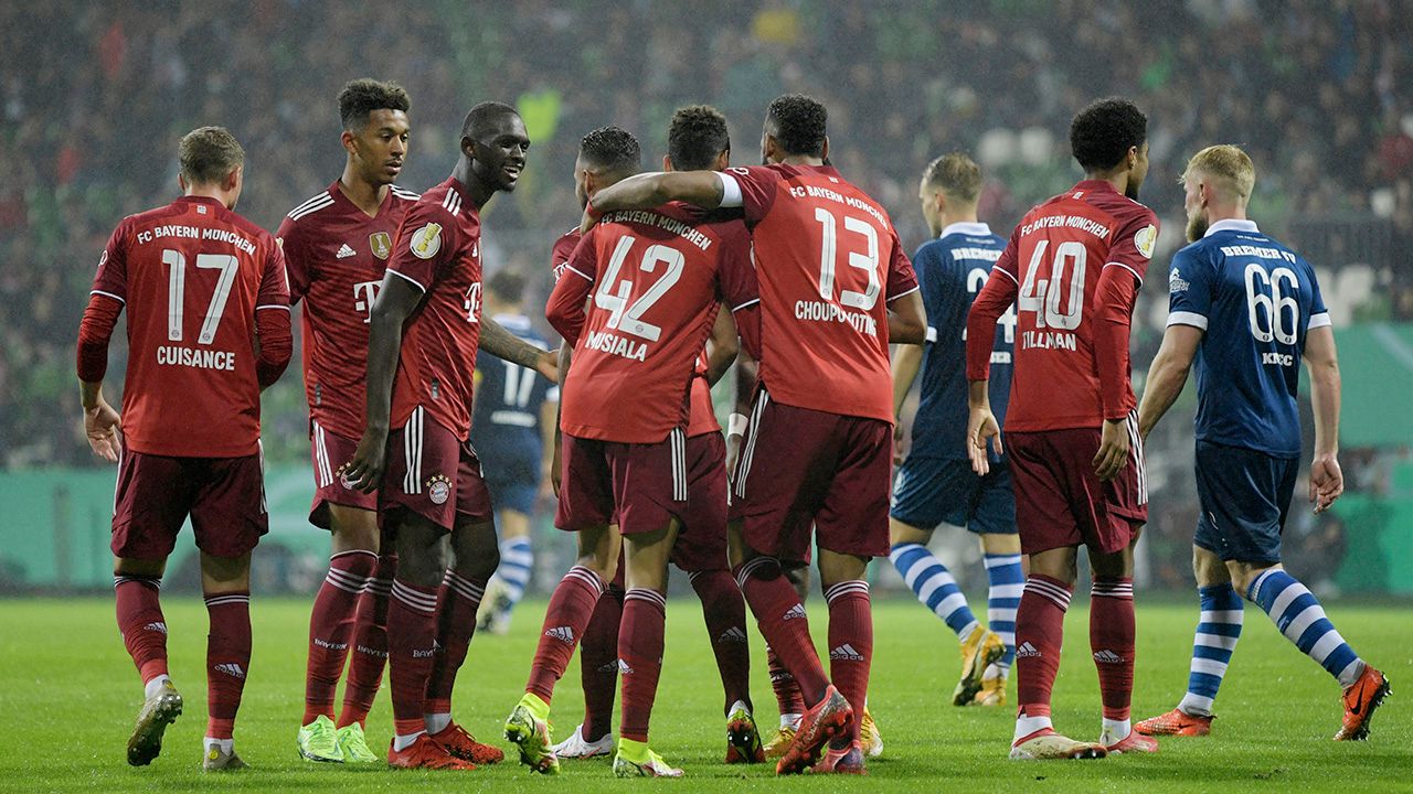Bayern Munich despedazó a Bremen SV en la DFB Pokal