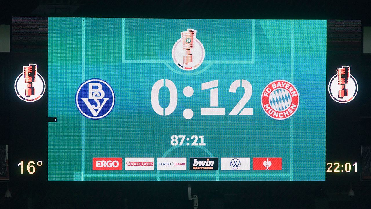 Bayern Munich despedazó a Bremen SV en la DFB Pokal
