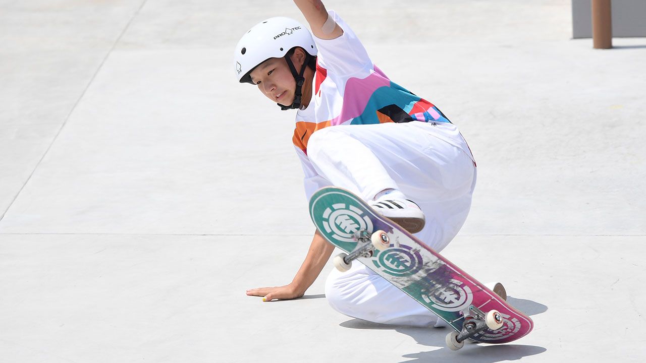Nishiya Momiji, con tan solo 13 años ganó la medalla de oro en Skateboarding