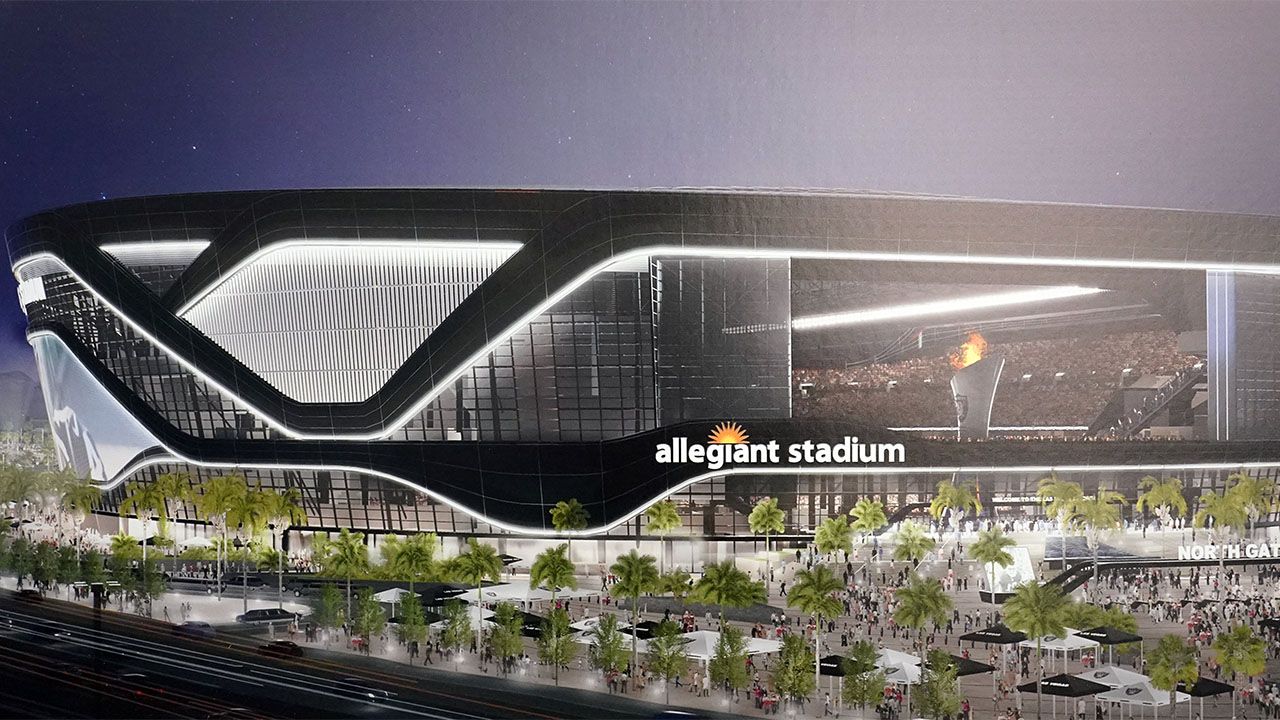 Este es el Allegiant Stadium, la casa de los Raiders y de SummerSlam 2021