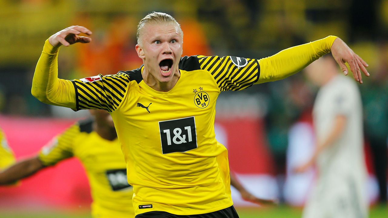Erling Haaland desató la locura al rescatar a Borussia Dortmund de último minuto