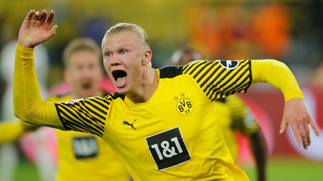 Erling Haaland desató la locura al rescatar a Borussia Dortmund de último minuto