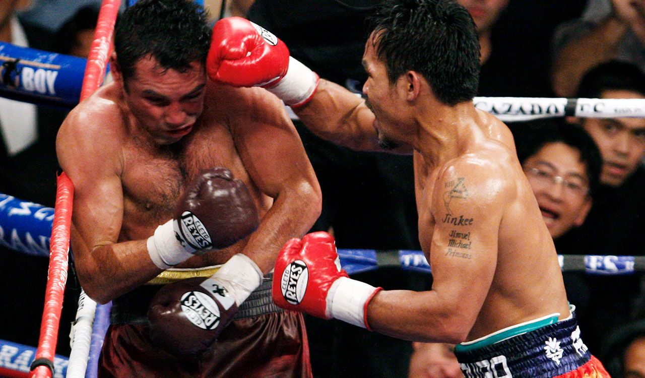 Oscar de la Hoya (2008) Victoria por nocaut en el round 8