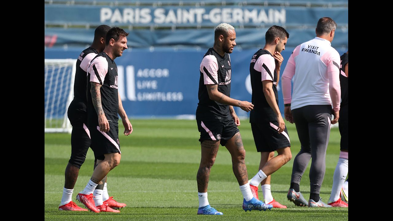 Lionel Messi la pasa de maravilla junto a sus amigos en el Paris Saint-Germain