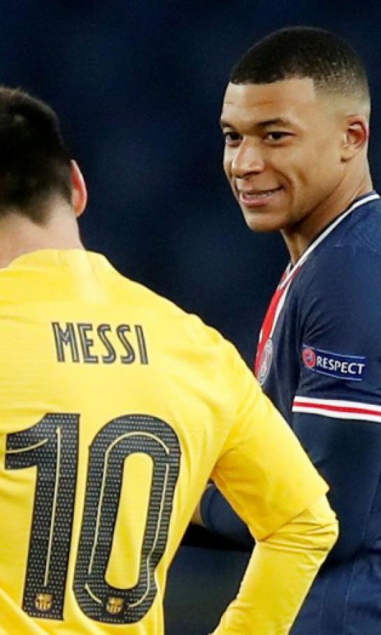 Finalmente llegó el mensaje de bienvenida de Mbappé a Messi