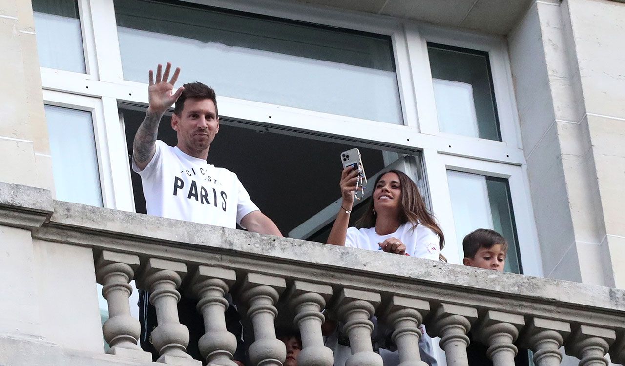 Lionel Messi y su sonrisa de oreja a oreja en París