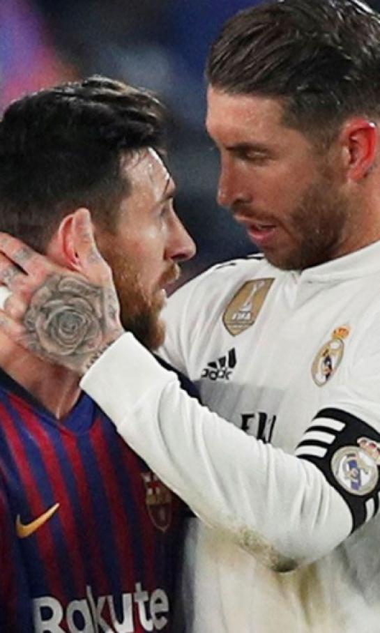 La inolvidable bienvenida de Sergio Ramos a Lionel Messi