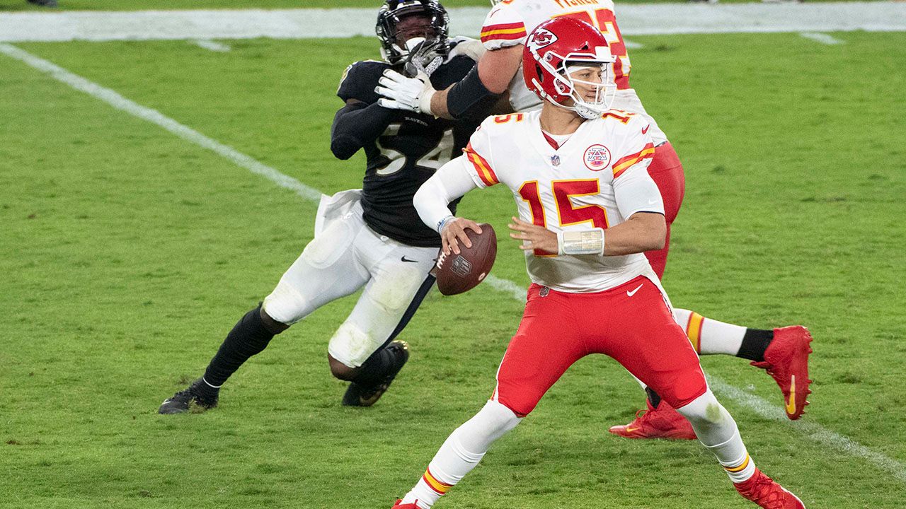 El duelo de quarterbacks entre Patrick Mahomes y Lamar Jackson es el máximo atractivo del Kansas City Chiefs vs. Baltimore Ravens