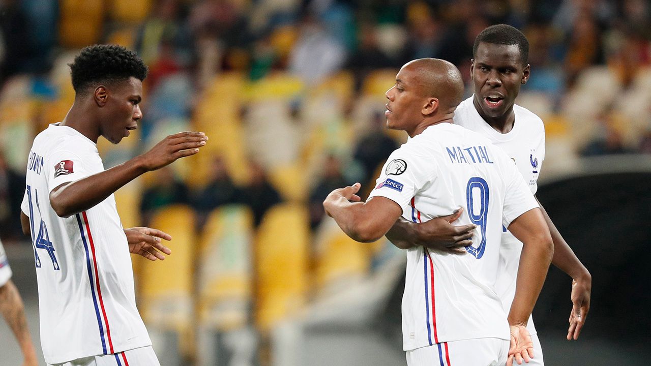 Francia mantiene el liderato del grupo a pesar del empate ante Ucrania