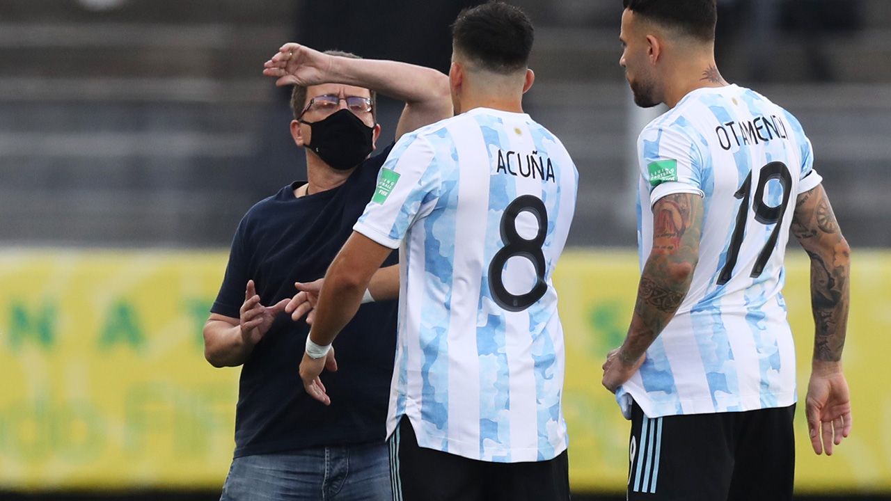 Así fue la suspensión del partido  entre Brasil y Argentina
