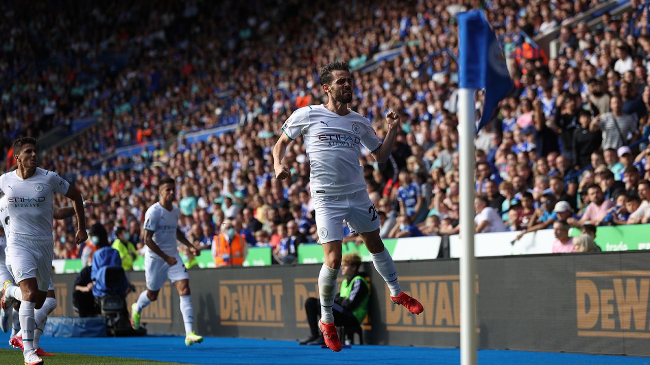 Un gol de Bernardo Silva confirma la mejoría de Manchester City