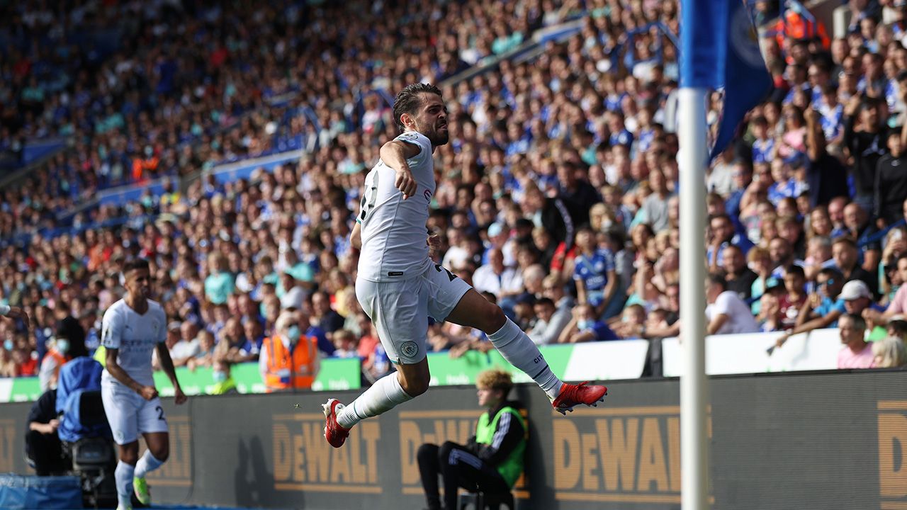 Un gol de Bernardo Silva confirma la mejoría de Manchester City