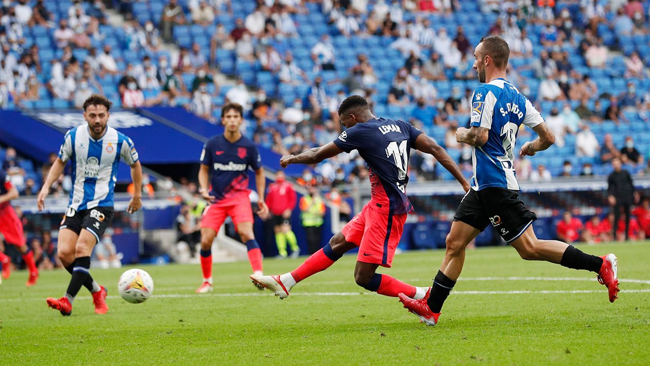 Atlético de Madrid venció a Espanyol de último minuto y enseña la suerte del campeón