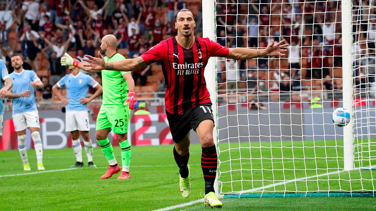 Zlatan Ibrahimovic volvió y marcó para mantener el invicto de Milan en la Serie A