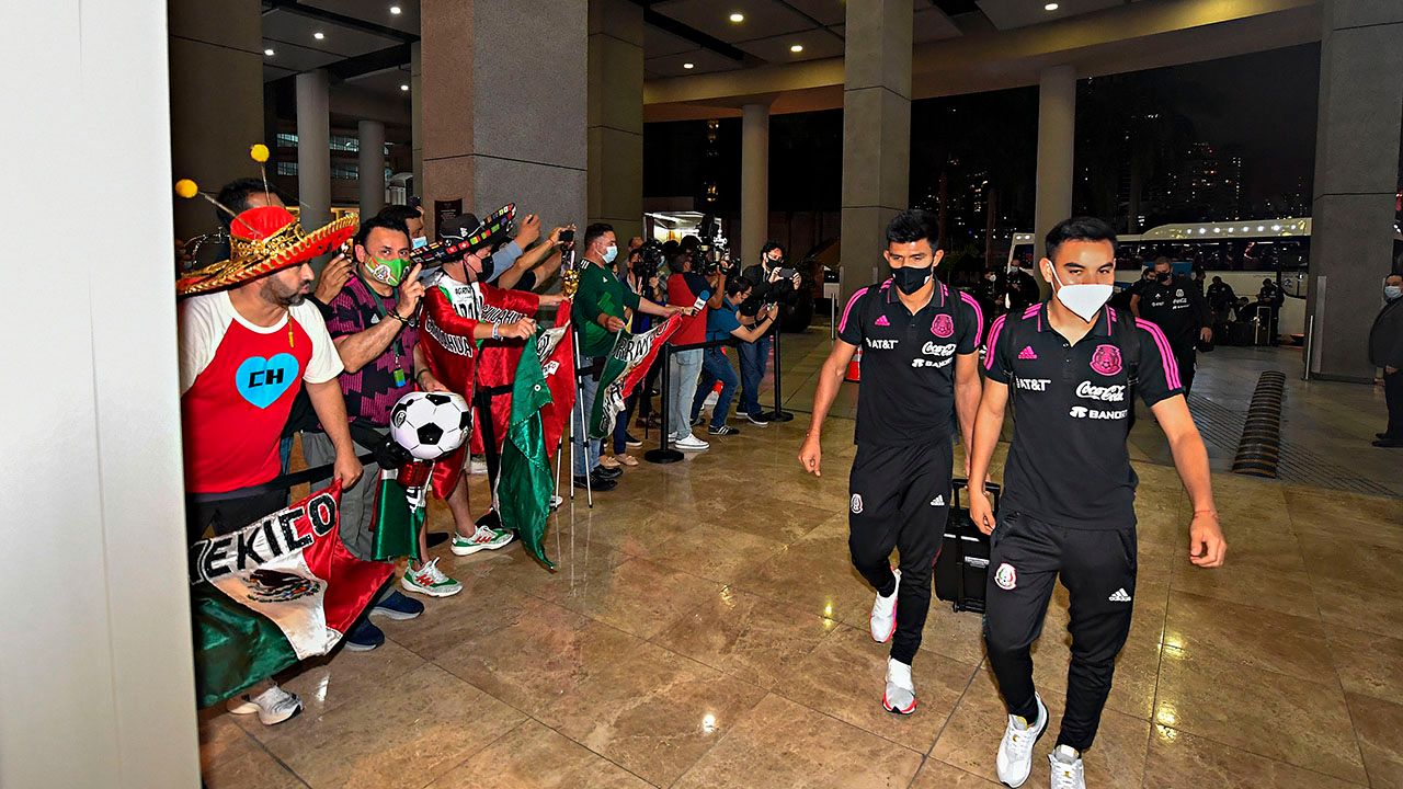 Cálida recepción para la Selección Mexicana al llegar a Panamá