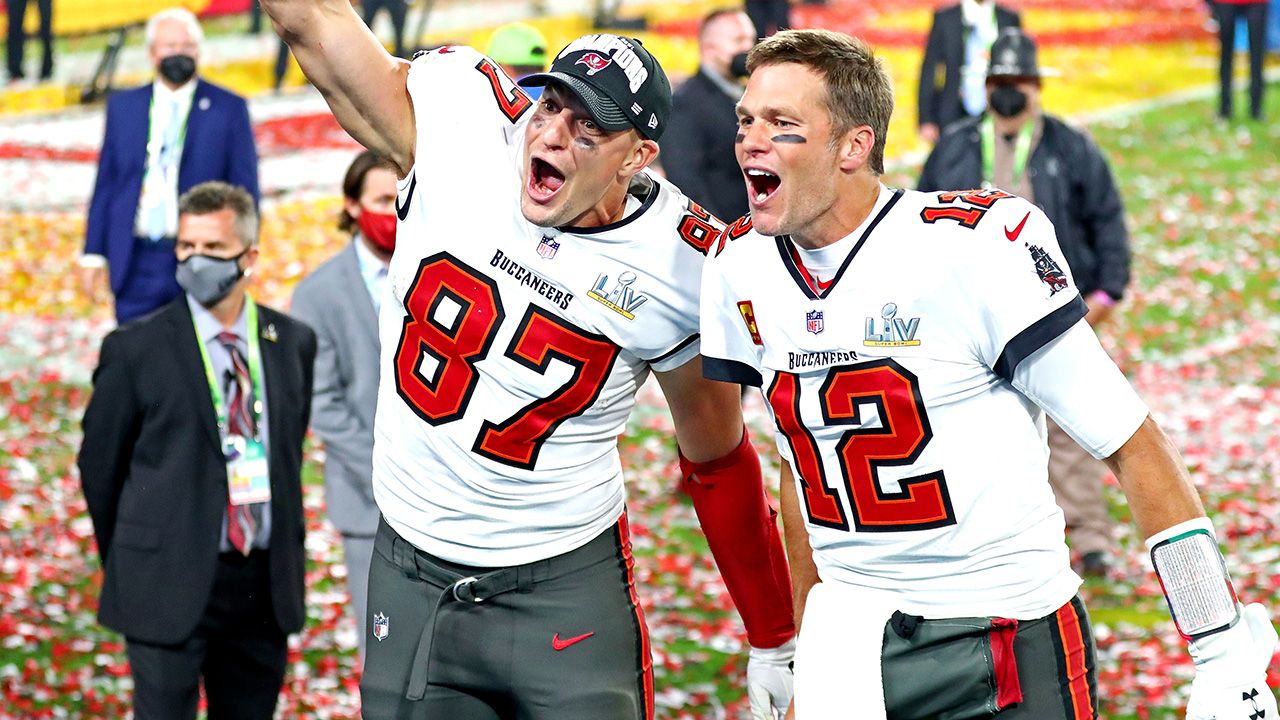 Tom Brady y Rob Gronkowski, ¿la mejor pareja de la historia?