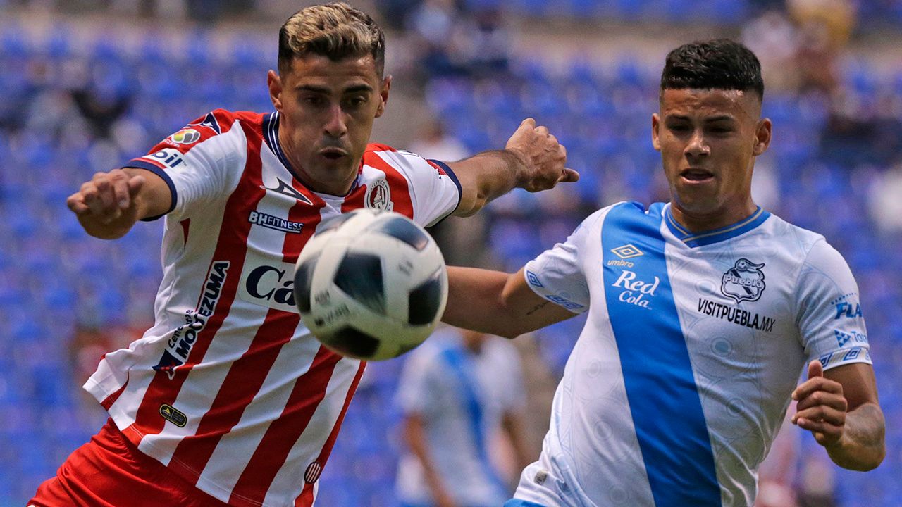 Cuatro partidos sin ganar para el Atlético de San Luis, que al menos rescató un empate de último minuto ante Puebla (2-2) gracias al penal de Adam Bareiro.