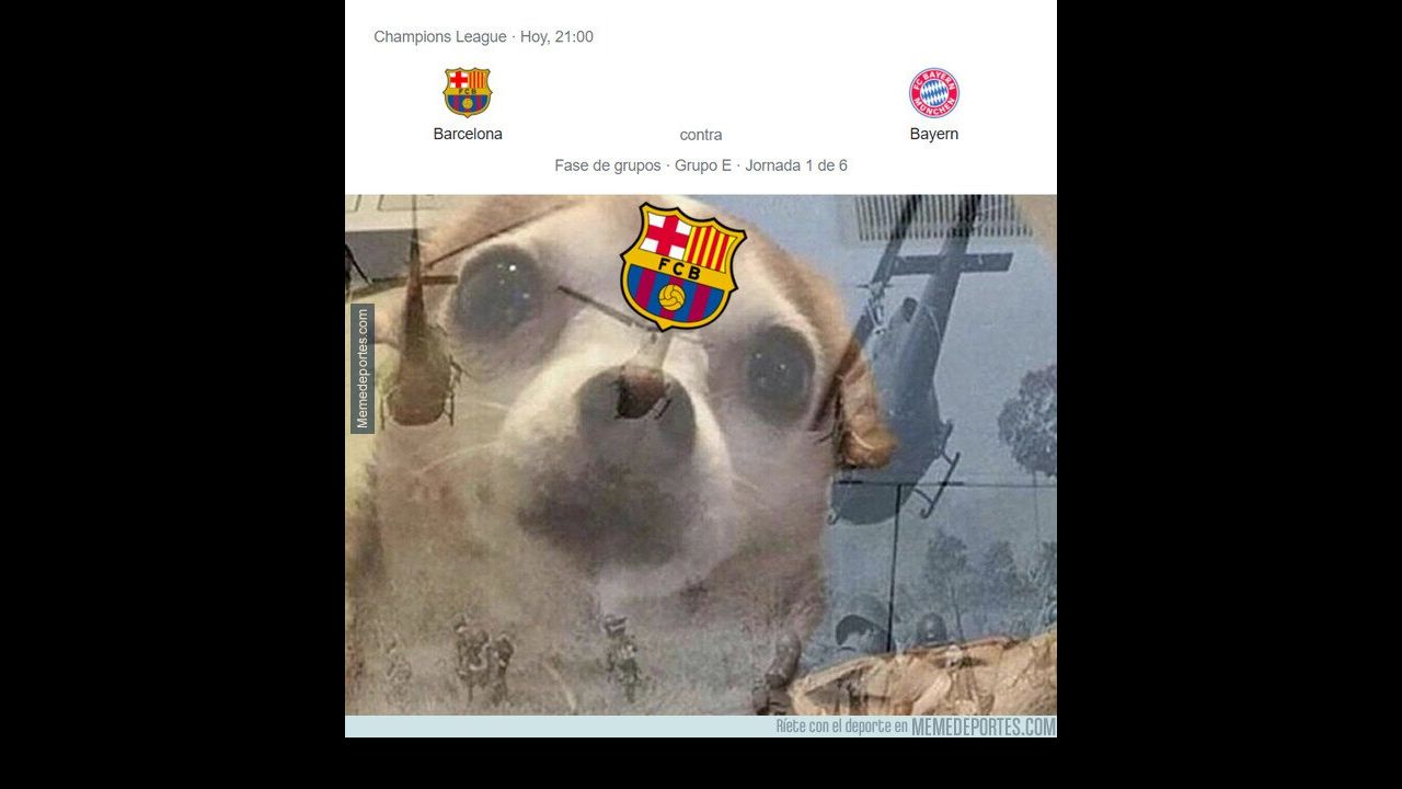 Los memes no se olvidan del Barcelona ni de Cristiano Ronaldo en Champions League