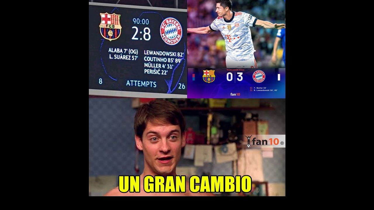 Los memes no se olvidan del Barcelona ni de Cristiano Ronaldo en Champions League