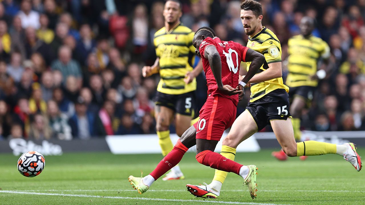 Festín de goles del tridente de  Liverpool a Watford