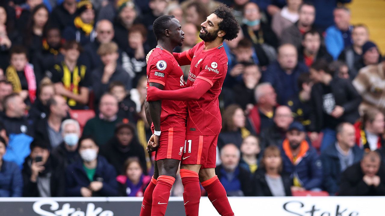 Festín de goles del tridente de  Liverpool a Watford