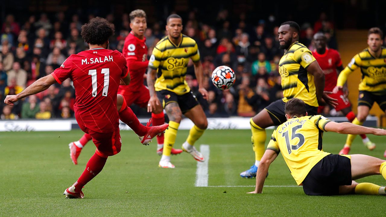 Festín de goles del tridente de  Liverpool a Watford