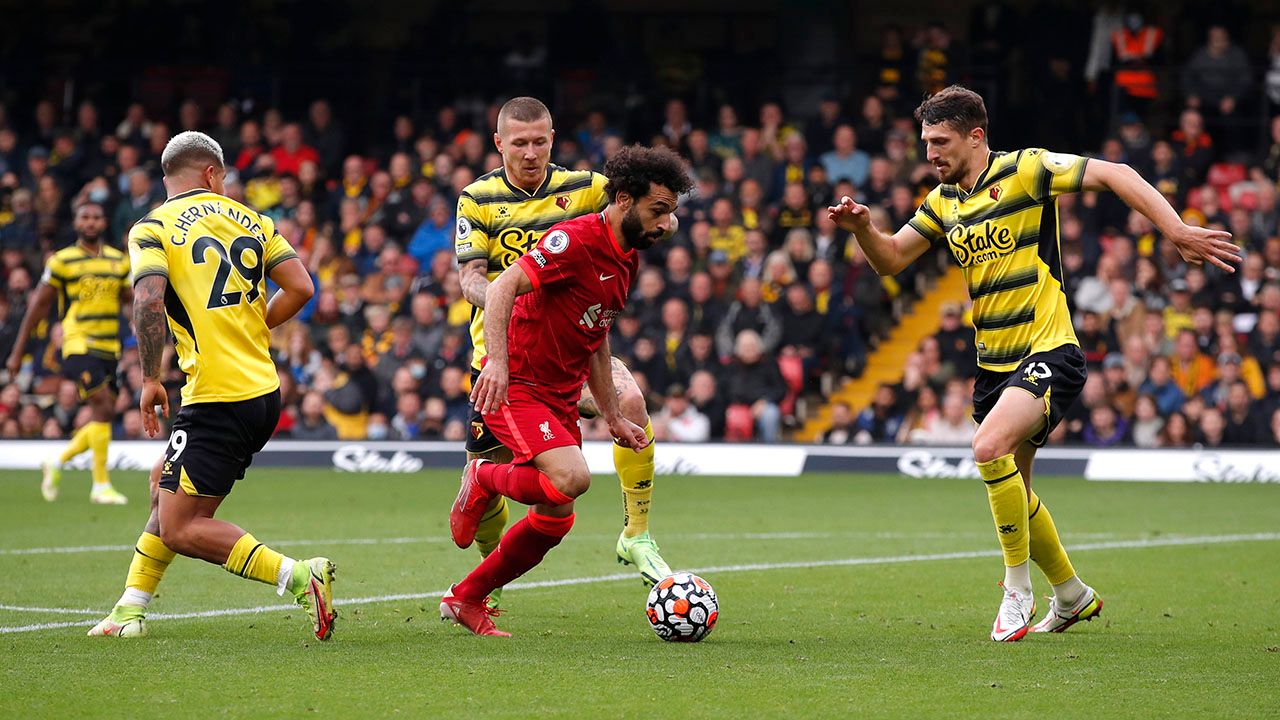 Festín de goles del tridente de  Liverpool a Watford