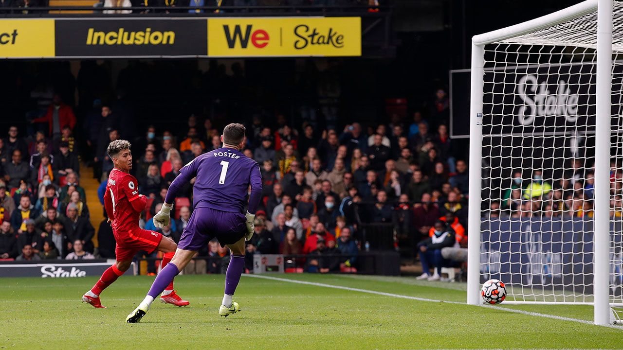 Festín de goles del tridente de  Liverpool a Watford