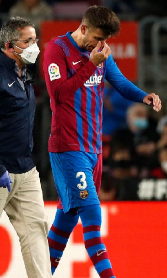 No paran los problemas en Barcelona, Gerard Piqué fuera por lesión
