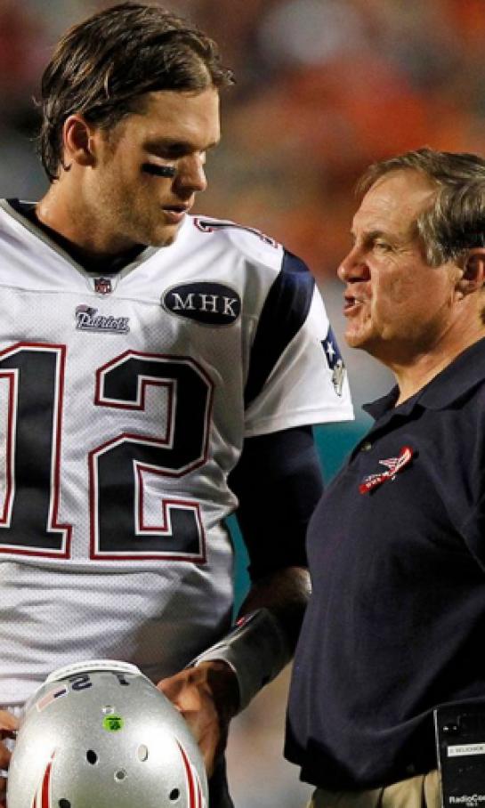 Tom Brady y Bill Belichick, una historia llena de triunfos